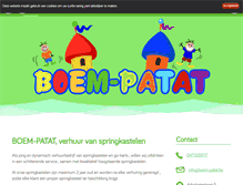 Tablet Screenshot of boem-patat.be